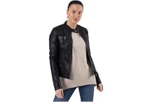 Only Bandit PU Biker Chaqueta para Mujer