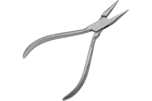 May Drahtbiegezange - Kontur-Zange - Länge: 14,5 cm - gerieftes Maul - Edelstahl