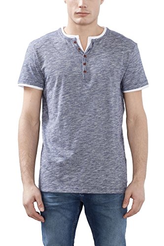 edc by ESPRIT Herren T-Shirt 997CC2K802, Blau (Navy 400), Small edc by ESPRIT Herren T-Shirt 997CC2K802, Blau (Navy 400), Small