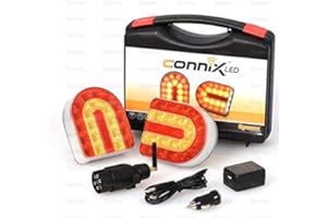 MDM PARTS Trailer Lighting 12 V Wireless with Battery