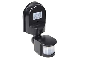 Maclean MCE25 Rilevatore Movimento Sensore Pir 180° da Parete Muro