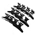 KINGSO 12 Black Hairdressing hairdressers Butterfly Hair Claw Salon Section Clip Clasps Clamps Barrettes
