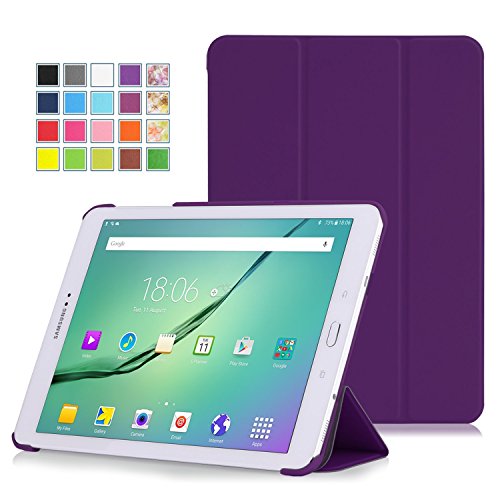 MoKo Samsung Galaxy Tab S2 9.7 Hülle – Ultra Slim PU Leder Tasche Schutzhülle Schale Smart Case Cover mit Auto Sleep/Wake up Funktion und Standfunktion für Galaxy Tab S2 9.7″ Tablet-PC, Violett - 7