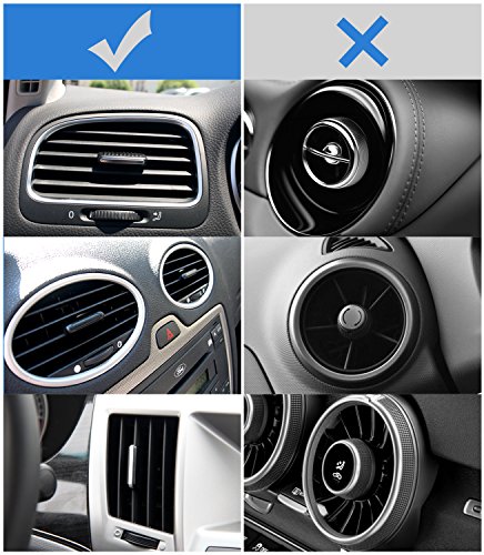 Supporto Smartphone Auto AvolareÂ® Universale Porta Air Vent Design Clip Supporto Telefono Cellulare Holder Bocchetta Aria Telefono Auto 360Â°Rotazione per iPhone 6 6S 5S 5C 6S Plus 7 7 Plus Samsung Galaxy S7 S7 edge S5 a5 S6 edge Huawei LG Sony Motorola GPS ecc