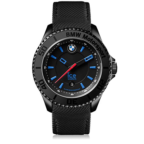 Ice-Watch - BMW Motorsport (Steel) Black - Reloj Negro para Hombre con Correa de Cuero - 001111 (Medium)