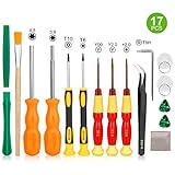 Tri-Wing-Schraubendreher fr Nintendo Switch - Younik 17-in-1 Professionelles Vollstndiges ffnungs-Hebel-Werkzeug-Reparatur-Set und Sicherheits-Schraubendreher Game-Bit-Tool-Set - 
