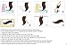 Ombre 2Tones Jaw Claw Ponytail Hair Extensions 18"/24"/26" Straight Big Wave Ponytails