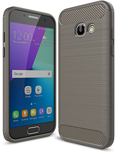 Preisvergleich Produktbild PEDEA Carbon Case für Samsung Galaxy A3 2017, grau
