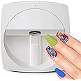 3D Nail Art Printer Machine,Nail DIY Custom Pattern Nail Art Printer,3D Intelligent Automatic Nail Printer,Automatic AI Intelligent, Multi-Function Portable Nail Art Equipment, 35 Seconds Painting