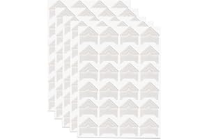 JEUFUN 120pcs Photo Corners Self Adhesive,Photo Mount Corners Sticker,White Kraft Paper Photo Corners Self Adhesive Picture Frame Corners Photo Paper Sticker for Photo Albums Scrapbook DIY Craft Stickers