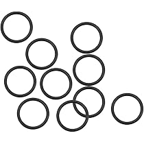 Sourcing Map Fluorine Caoutchouc étanchéité Joints Toriques Noir 25Pcs