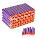 Produktbild Coomoors Darts Pfeile für Nerf Zubehör, 100er Refill Bullets für N-Strike Elite, Nachfüll-Pack Spielzeug für draußen und Familie-Violett