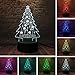 Produktbild RMRM 3D Nachtlicht Neuheit 3D   Baum Glocke Stern Schneeflocke Weihnachten Socken Led 7 Farbe Flash Nachtlichter Homedecor Kind Kinder Freund Geschenke