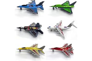 FCXVXCL Army Airplane Toys, 8PCS Army Airplane Toys Set Diecast Fighter Planes Toy Military Fighter Jet Playset Helicopter Pull Back Aircraft Kids Play Vehicle for 3+Year Old Boys Girls