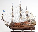 Histórico modelo de nave Nordhavn Soleil Royal 1670 - Maqueta de Barco de velero de Madera
