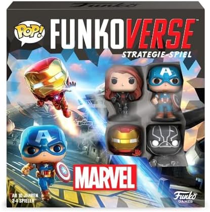 Funko Marvel Funkoverse Board Game 100, 4-Pack German