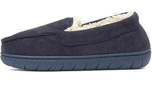 The Slipper Company Boys Navy Slipper