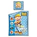 Produktbild Chuggington Maxi & Mini BOB DER BAUMEISTER BETTWÄSCHE-SET, BETTBEZUG, 160 X 200 CM, KISSENBEZUG 70 X 80 CM FÜR KINDER BOB THE BUILDER