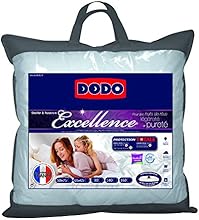 Dodo Excellence Oreiller Classique 65 x 65 cm Synth&eacute;tique Anti-Acariens + Anti-Taches + Anti-Bact&eacute;riens + Anti-Fongique Medium