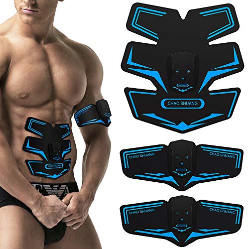 Preisvergleich Produktbild LIOMO Bauchmuskeltrainer EMS Trainingsgerät Elektrostimulation Fitness Geräte USB Muskelstimulationer für Herren und Damen