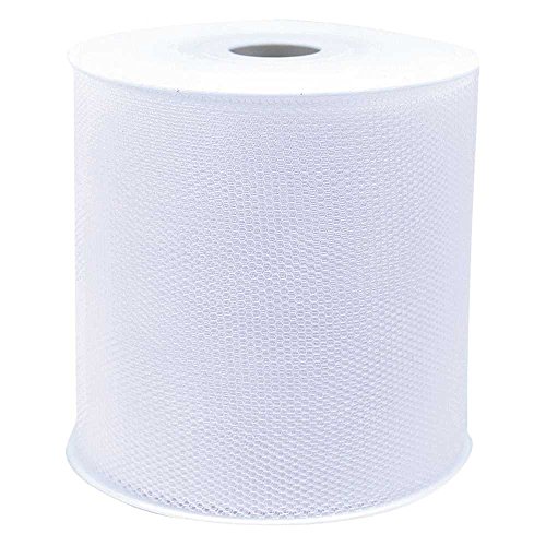 Preisvergleich Produktbild Zierband Tüll 100mmx50m weiß