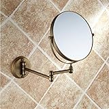 LUDSUY Accessoires De Salle De Bain Toilettes Miroir Côtés De Paroi De Miroir De Beauté Cosmétique De Maquillage Cosmétique Antique Miroir De Pliage Télescopique