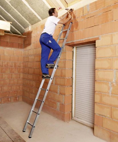 Preisvergleich Produktbild ZARGES Sprossen-Anlegeleiter 8 Sprossen Z300