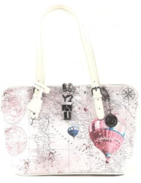 Y NOT? Linea Discover Shopping Bag Small Discover Pink