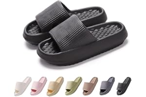 Esther Beauty Cloud Sliders for Women and Men, Original Sliders Slippers Pillow Cloud Slides Shower Pool Sliders Shoes EVA Non-Slip Thick Soled Open-toe House Sandals, Lightweight Soft Beach Slides