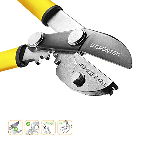 GRÜNTEK Astschere GRIZZLY 470 mm Scharfe und Bequeme Amboss Baumschere mit Gear-Drive Schneidsystem - 2