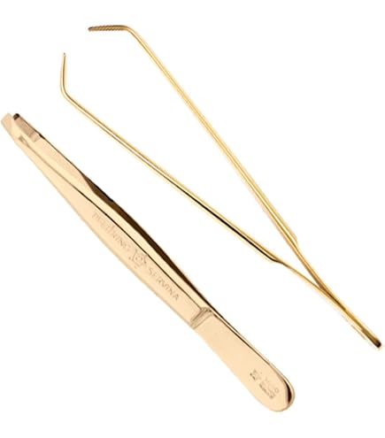 Müller & Schmidt Pfeilringwerk Pinzette, Schräg, Edelstahl – 1 Stück, PZN-07344501