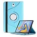 Produktbild Schutzhülle für Samsung Galaxy Tab A 10.5 T590/T595, luxuriöses Leder, 360 Grad drehbar, Smart Ständer, faltbar, für Samsung Galaxy Tab A 10.5 2018 (T595/T590)
