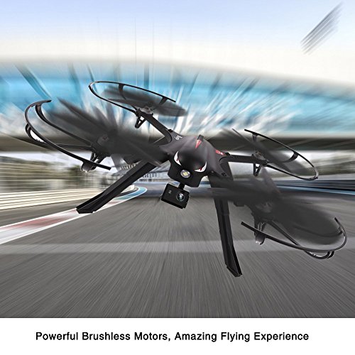 Hihoddy Brushless Drone, MJX Bugs 3 Quadcopter, Powerful Brushless Motors - 300Meters Control Distance - 15 Minutes Flying Time - Support Gopro HD Camera