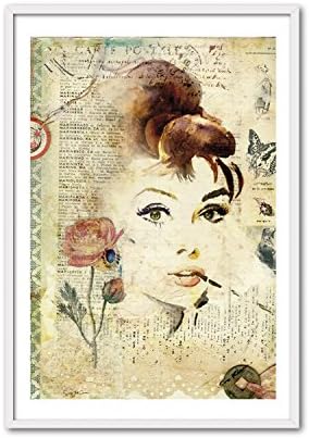 Cuadriman Design Audrey Hepburn Table, Wood, brown and Ochre, 92 x 62 cm