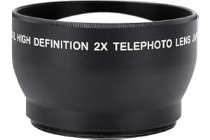 SRLIYA Objektiv 2X Telekonverter 9×9×8 52mm 2X Vergrößerung Telekonverter Teleobjektiv für 52mm Mount Kamera