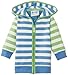 Kite Kids Baby Boys Bb624 Striped Long Sleeve Hoodie, Blue (Blue/Ecru/Green), 6-12 Months