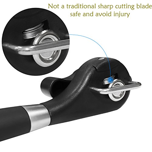 Dosenöffner, PEMOTech® Professionelle Ergonomische Gerundete Ecke (Manuelle Seitengeschnittene Dosenöffner), Sharp-Easy-Turn Design mit Weichem Griff, Hochwertiger Küchendose und Deckelheber, Welches das Essen Nicht Berührt - 6