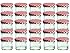 25er Set Sturzglas 125 ml Marmeladenglas Einmachglas Einweckglas To 66 rot karrierter Deckel