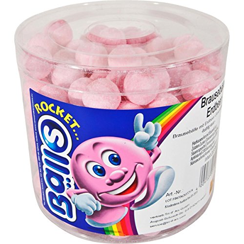 Preisvergleich Produktbild Rocket Balls Brausebälle Erdbeere Dose