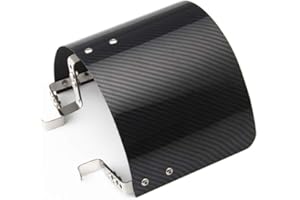 ZHUODINGSEN Couvercle De Filtre à Air Bouclier Chaleur D'Air Froid Sport Bouclier Thermique CôNe D'Admission D'Air Froid 15.5 * 16 * 17cm Pour Un Filtre à Air De 2,5 Pouces à 5,5 PoucesEn Le Fer Fibre De Carbone