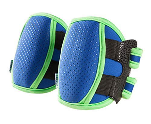 1 Pairs Super-thick Crawling Baby Knee Pads Protector Children Knee Pad BLUE