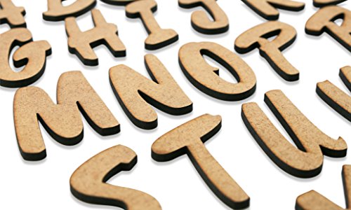 Holzbuchstaben Gesamtes Alphabet zum Lernen Spielen & Dekorieren 27 tlg. - 2