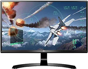 LG 24 inch (60.45 cm) Gaming 4K UHD LED Monitor - 4K UHD, IPS Panel with HDMI, Display, Audio Out, Heaphone Ports - 24UD58 (Black)