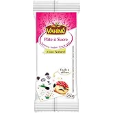 Vahin&eacute; &ndash; Fondant &ndash; Sugar Paste &ndash; Natural Aroma Without Artificial Dyes &ndash; Ideal for Pastries &ndash; 250 g