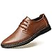 Produktbild GTYMFH Mens New Smart Casual Formal Lace Up Leder Braun Tan Derby Büro Schuhe Größe,C-38