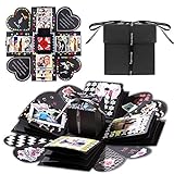 🎀 Verwendet: Eine wunderschön gestaltete Produktion. Kombinieren Sie Ihre eigenen DIY-Ideen. Hinterlasse eine wundervolle Erinnerung! Perfekte Feiertagsgeschenke, Jahrestagsgeschenke, Gedenk-Fotoalbum, Geburtstagsgeschenke, Weihnachtsgeschenke, Parteigeschenke. Erinnerungen hinterlassen! Hinterlasse einen wundervollen Moment!