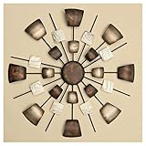 Form: rund Boltze Wand Dekoration Bild Deko Kunst Schlaf Gäste Zimmer Behang braun beige rund 4679400