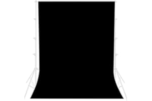 SUNSHINE SMILE Fotowand Hintergrund,2x3m Fotohintergrund Schwarz Klein,Schwarz Hintergrund Fotografie,Foto Hintergrund schwarz,Fotografie Hintergrund für Tiere,Objekte,Fotostudio