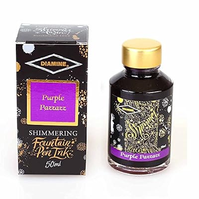 Diamine - Luisant Encre pour stylo plume, Purple Pazzazz 50ml