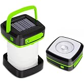 Jouis Kamp Lambası Feneri Akordiyon G&uuml;neş Enerjili PowerBank LED Kamp Feneri Suya Dayanıklı A&ccedil;ık Y&uuml;r&uuml;y&uuml;ş i&ccedil;in Kamp Işık Lamba
